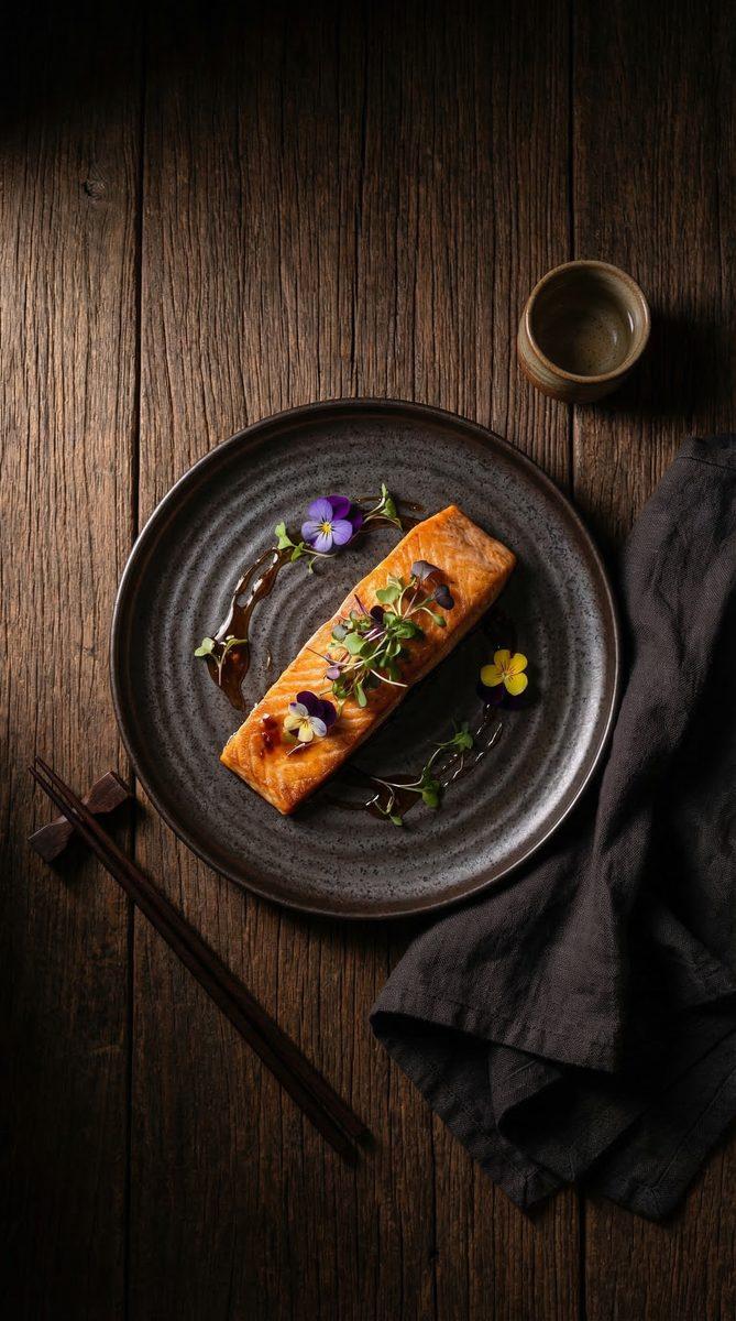 AI food photography for a dining campaign
