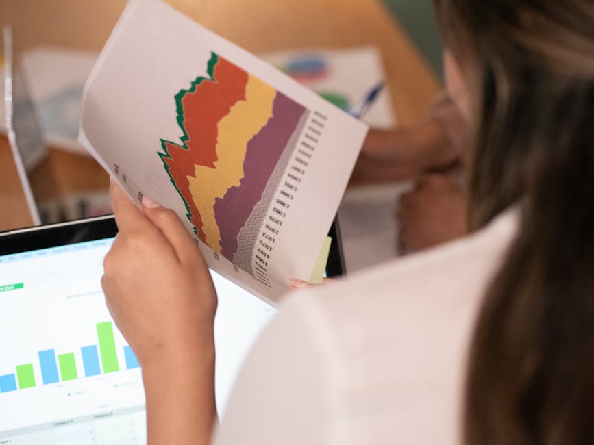 Search and digital marketing performance charts