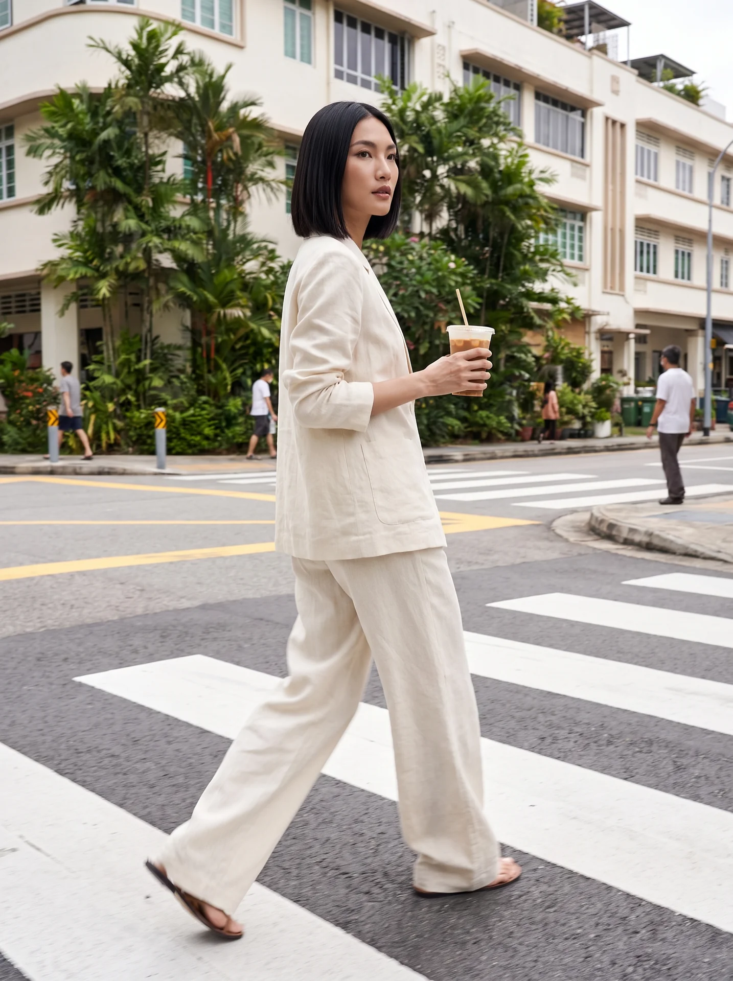 Regionally relevant fashion campaign in an urban Asian setting