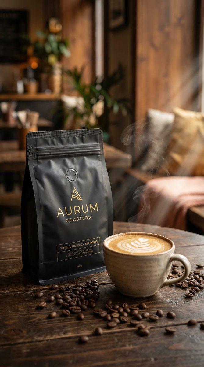 AI product photography for a coffee campaign